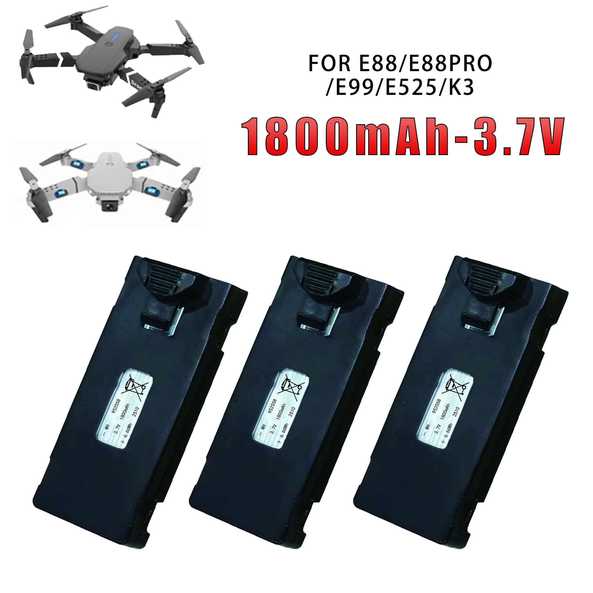 Batería Universal Original de  - Eachine Drone E58 reseña y precio