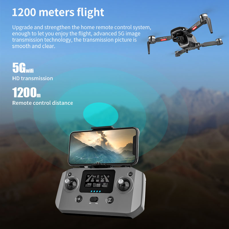L106 Pro 3 Drone 5G WIFI FPV p - Drone Gimbal Brushless reseña y precio